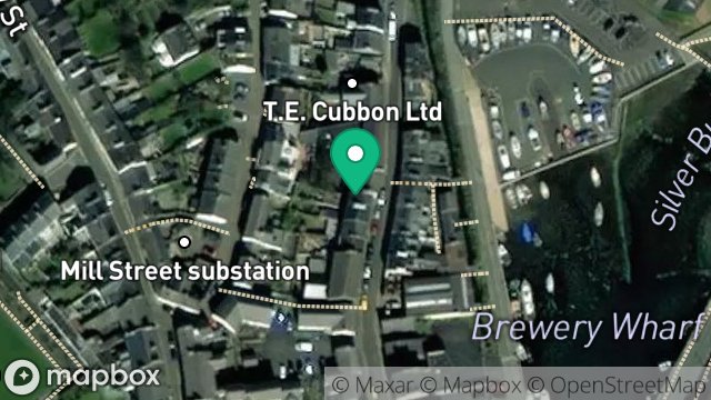 Map showing 25, HOPE STREET, CASTLETOWN, ISLE OF MAN, IM9 1AP