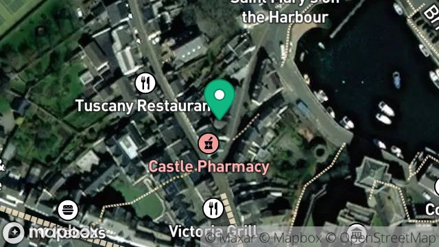 Map showing 5, BANK STREET, CASTLETOWN, ISLE OF MAN, IM9 1AD