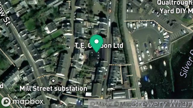 Map showing STABLES & STORE, HOPE STREET, CASTLETOWN, ISLE OF MAN, IM9 1AP