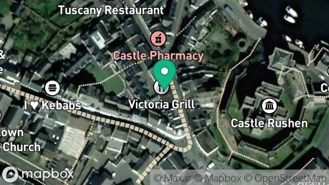 Map showing 11, MALEW STREET, CASTLETOWN, ISLE OF MAN, IM9 1AB