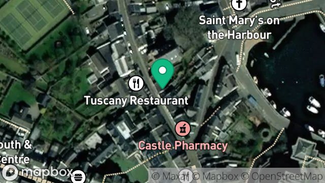 Map showing 28, MALEW STREET, CASTLETOWN, ISLE OF MAN, IM9 1AD