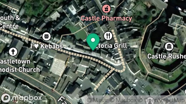 Map showing 8, ARBORY STREET, CASTLETOWN, ISLE OF MAN, IM9 1LJ