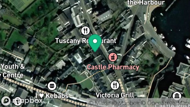 Map showing 23, MALEW STREET, CASTLETOWN, ISLE OF MAN, IM9 1AD