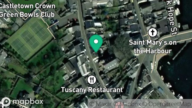 Map showing 36, MALEW STREET, CASTLETOWN, ISLE OF MAN, IM9 1AF