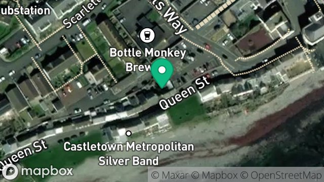 Map showing 22, QUEEN STREET, CASTLETOWN, ISLE OF MAN, IM9 1PA