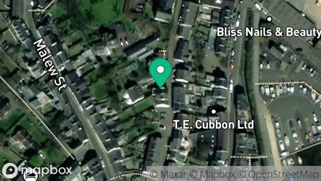 Map showing 23, MILL STREET, CASTLETOWN, ISLE OF MAN, IM9 1AG