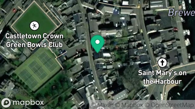 Map showing 48, MALEW STREET, CASTLETOWN, ISLE OF MAN, IM9 1AF