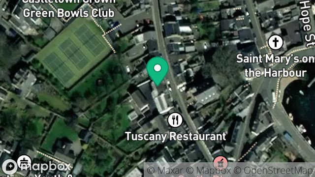 Map showing 33, MALEW STREET, CASTLETOWN, ISLE OF MAN, IM9 1AE