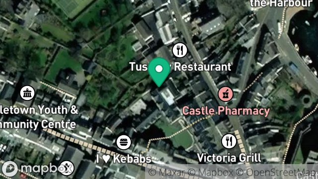 Map showing ARBORY COURT, THE COURTYARD, MALEW STREET, CASTLETOWN, ISLE OF MAN, IM9 1DQ