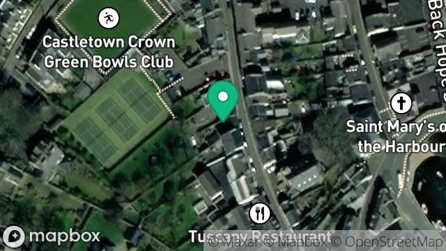 Map showing 37, MALEW STREET, CASTLETOWN, ISLE OF MAN, IM9 1AE