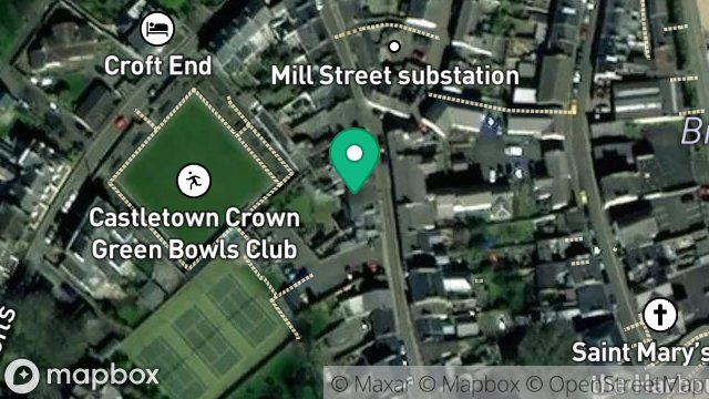 Map showing 51, MALEW STREET, CASTLETOWN, ISLE OF MAN, IM9 1AE