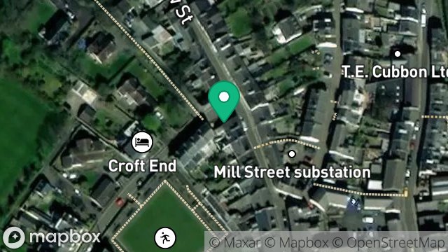 Map showing CROFTS CORNER, 73, MALEW STREET, CASTLETOWN, ISLE OF MAN, IM9 1LR