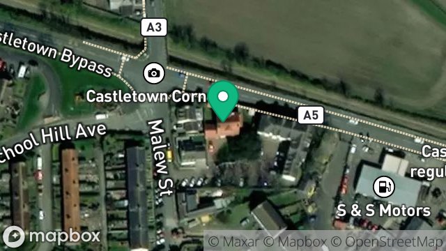 Map showing NORTHCROFT, MALEW STREET, CASTLETOWN, ISLE OF MAN, IM9 1TE