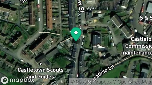 Map showing 129, MALEW STREET, CASTLETOWN, ISLE OF MAN, IM9 1LU