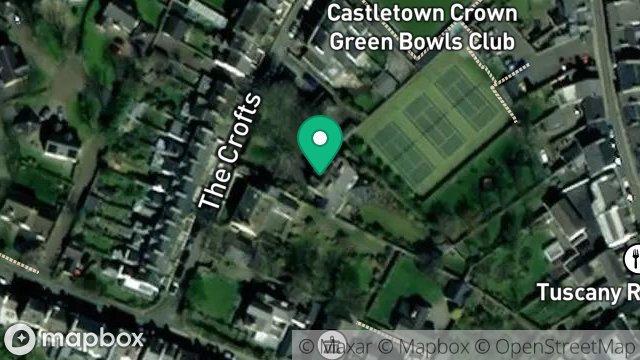 Map showing CROFTON, THE CROFTS, CASTLETOWN, ISLE OF MAN, IM9 1LW