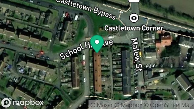 Map showing 1, WESTHILL AVENUE, CASTLETOWN, ISLE OF MAN, IM9 1HU