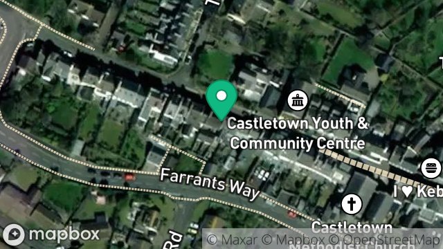 Map showing 49, ARBORY STREET, CASTLETOWN, ISLE OF MAN, IM9 1LL