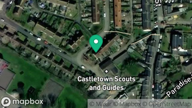 Map showing 27, WESTHILL AVENUE, CASTLETOWN, ISLE OF MAN, IM9 1HU