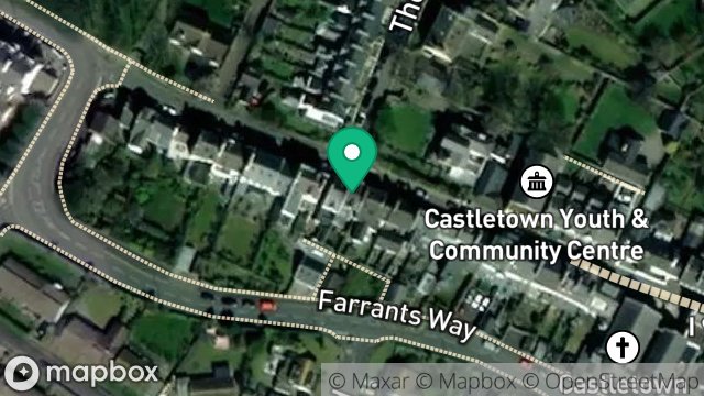 Map showing 59, ARBORY STREET, CASTLETOWN, ISLE OF MAN, IM9 1LL