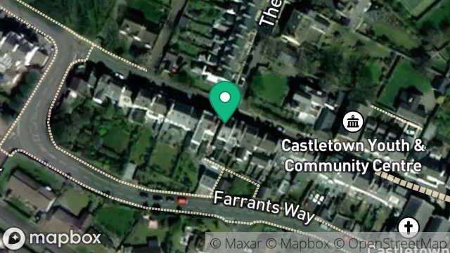 Map showing 61, ARBORY STREET, CASTLETOWN, ISLE OF MAN, IM9 1LL