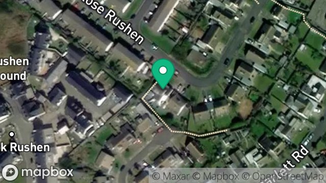 Map showing 37, KISSACK ROAD, CASTLETOWN, ISLE OF MAN, IM9 1NW