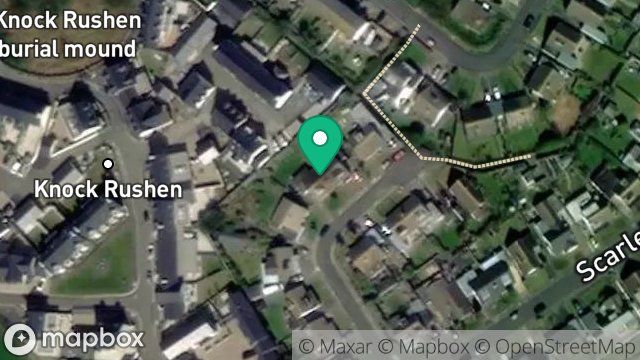 Map showing 5, SCARLETT ROAD, CASTLETOWN, ISLE OF MAN, IM9 1NT