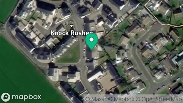 Map showing 38, KNOCK RUSHEN, SCARLETT, CASTLETOWN, ISLE OF MAN, IM9 1TQ