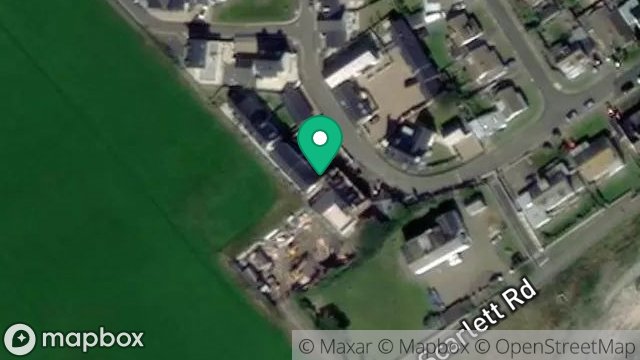 Map showing 2, KNOCK RUSHEN, SCARLETT, CASTLETOWN, ISLE OF MAN, IM9 1TQ