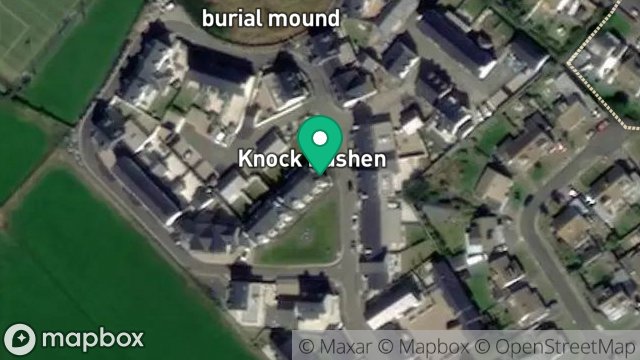 Map showing 8, KNOCK RUSHEN, SCARLETT, CASTLETOWN, ISLE OF MAN, IM9 1TQ