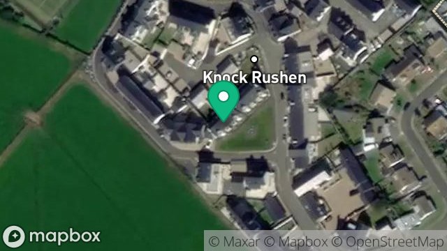 Map showing 11, KNOCK RUSHEN, SCARLETT, CASTLETOWN, ISLE OF MAN, IM9 1TQ