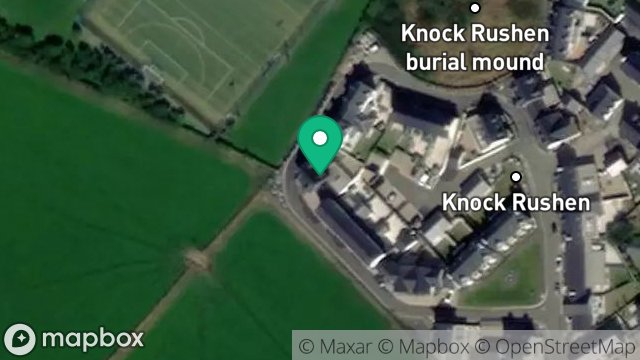 Map showing 17, KNOCK RUSHEN, SCARLETT, CASTLETOWN, ISLE OF MAN, IM9 1TQ
