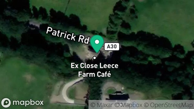 Map showing CLOSE LEECE FARM, PATRICK ROAD, ST. JOHNS, ISLE OF MAN, IM4 3BR