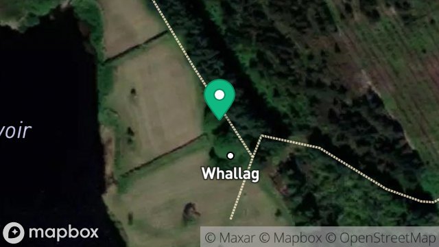 Map showing CRINGLE IMPOUNDING RESERVOIR, CORLEA ROAD, BALLASALLA, ISLE OF MAN, IM9 3BA