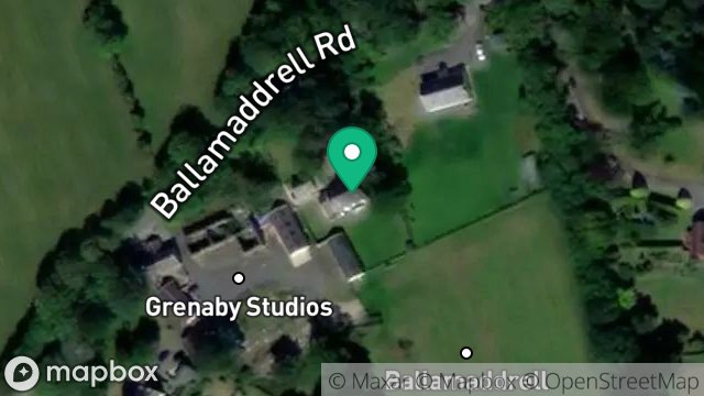 Map showing BALLAMADDRELL FARM, GRENABY ROAD, BALLABEG, CASTLETOWN, ISLE OF MAN, IM9 4HD