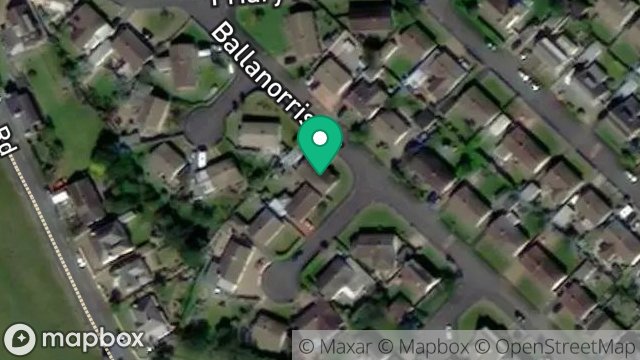 Map showing 125A, BALLANORRIS CRESCENT, BALLABEG, CASTLETOWN, ISLE OF MAN, IM9 4EX
