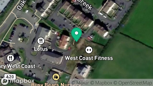 Map showing NEW UNIT, CLOSE BEG, BALLAWATTLEWORTH, PEEL, ISLE OF MAN, IM5 1XF