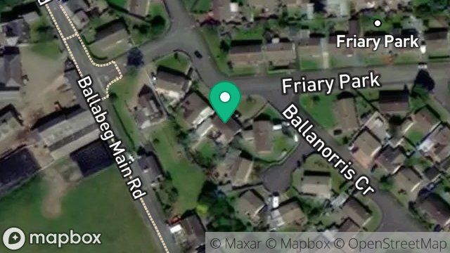 Map showing 131, FRIARY PARK ROAD, BALLABEG, CASTLETOWN, ISLE OF MAN, IM9 4EY