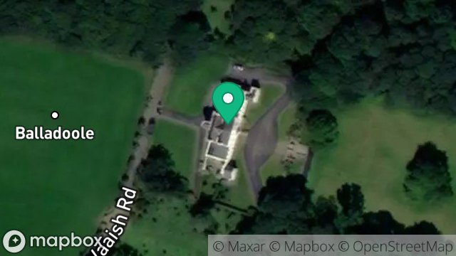 Map showing BALLADOOLE MANSION, BALLADOOLE, CASTLETOWN, ISLE OF MAN, IM9 4PE