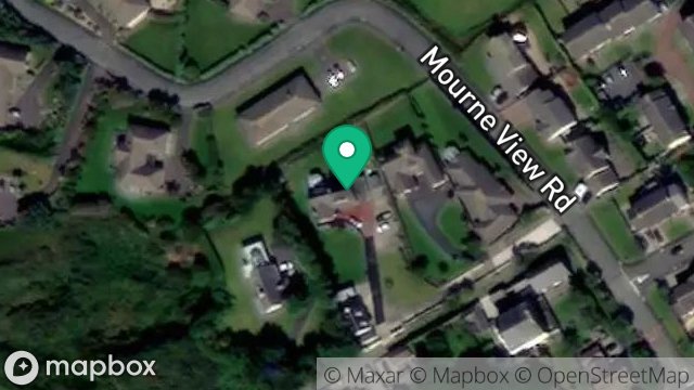 Map showing CROIT NY ROSEYNBANE, MOURNE VIEW ROAD, PEEL, ISLE OF MAN, IM5 1UW