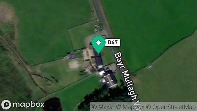 Map showing ARRASEY BARN, ARRASEY ROAD, GLEN MAYE, ISLE OF MAN, IM5 3BY