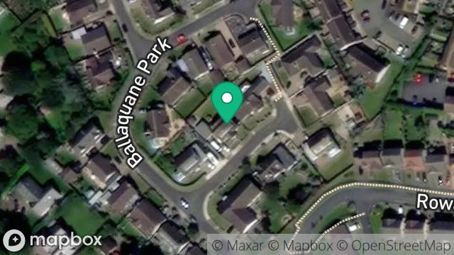 Map showing 42, BALLAQUANE PARK, PEEL, ISLE OF MAN, IM5 1PX