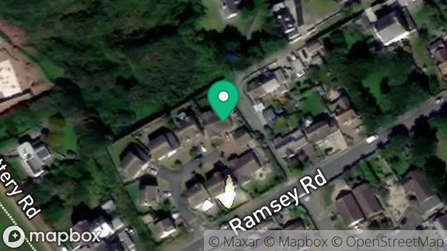 Map showing 6, ST. PATRICKS VIEW, RAMSEY ROAD, PEEL, ISLE OF MAN, IM5 1UR