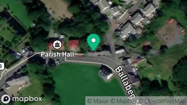 Map showing SYCAMORE COTTAGE, MAIN ROAD, BALLABEG, CASTLETOWN, ISLE OF MAN, IM9 4LE