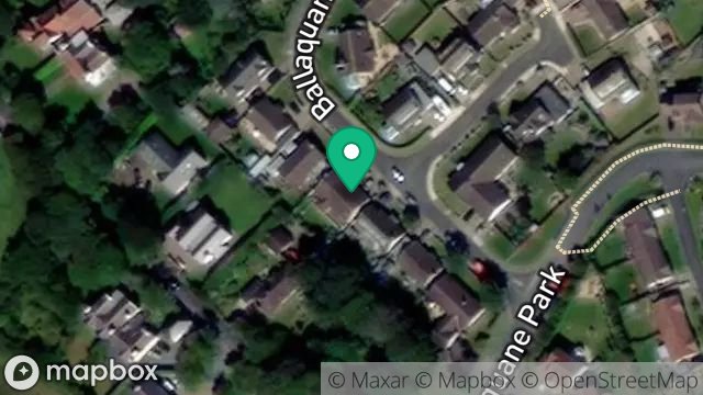Map showing 4, BALLAQUANE PARK, PEEL, ISLE OF MAN, IM5 1PT