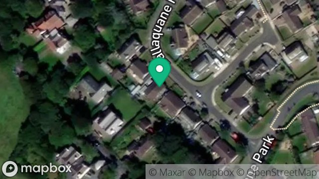 Map showing 5, BALLAQUANE PARK, PEEL, ISLE OF MAN, IM5 1PT