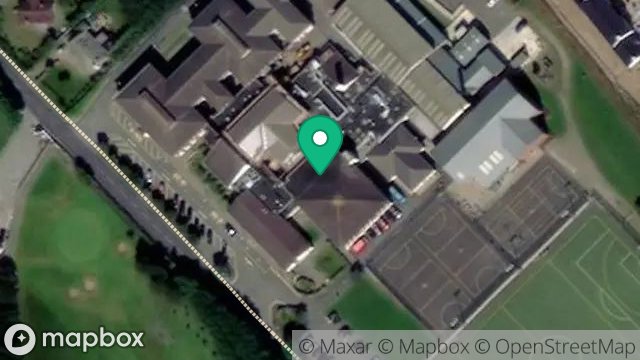 Map showing ISLE OF MAN EDUCATION, QUEEN ELIZABETH II HIGH SCHOOL, DOUGLAS ROAD, PEEL, ISLE OF MAN, IM5 1RD
