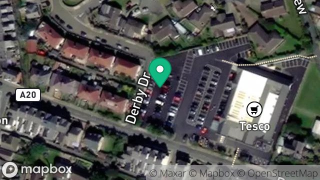 Map showing GROUP PRACTICE CENTRE, DERBY ROAD, PEEL, ISLE OF MAN, IM5 1HP