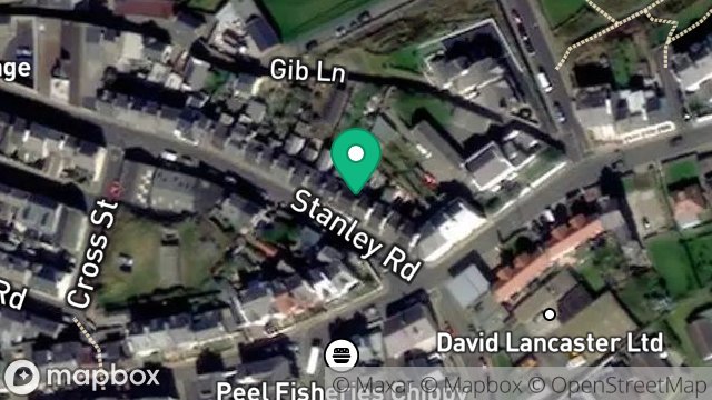 Map showing 10, STANLEY ROAD, PEEL, ISLE OF MAN, IM5 1NX
