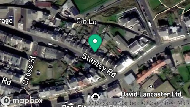 Map showing 12, STANLEY ROAD, PEEL, ISLE OF MAN, IM5 1NX