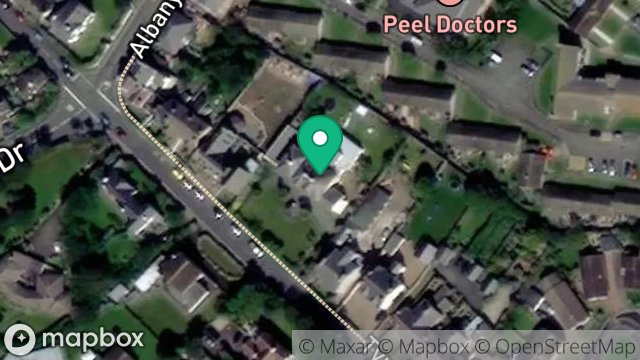 Map showing BALLAWATTLEWORTH HOUSE, TYNWALD ROAD, PEEL, ISLE OF MAN, IM5 1JP